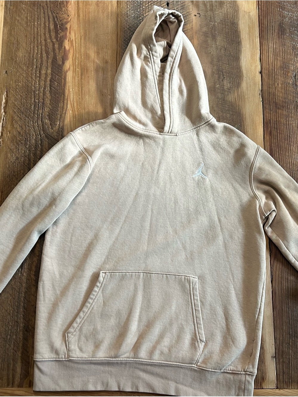 Jordan Beige/Tan Hooded Pullover Sweatshirt